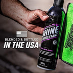 Slick Products Shine & Protectant Spray 17.35 FL OZ. - High Gloss Clear Coating Renew Vinyl, Plastic, Rubber, Trim, Tire, Car, Truck, Motorcycle, Dirt Bike (2-Pack)