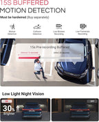 Vantrue E1 Pro 4K Mini Dash Cam Front, STARVIS 2 PlatePix HDR Night Vision Car Camera, Built-in 5G WiFi GPS, 1.54'' IPS Screen, Voice Control, Parking Mode, Support 1TB Max (Renewed)