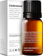 100% Pure Cedarwood Essential Oil - 0.34 Fl Oz - Cedarwood Oil for Hair, Skin, Diffuser, Aromatherapy & DIY Candle Making Scent