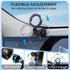 Car Phone Holder for BMW 7 Series & i7 2026 2025 2024 2023 (Only for 14.9-Inch Screen) 360° Rotation Magnetic Cell Phone Mount, Compatible with Magsafe, Does Not Affect Air Vent