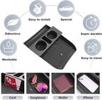 SKTU for 2023 2024 2025 Hyundai Palisade Center Console Organizer 2023-2025 Palisade Under Center Console Tray 2024 Palisade Armrest Box Hyundai Palisade 2024 2025 Accessories (Lower Organizer)