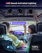Wireless CarPlay Adapter & Android Auto Dongle, Dual Mode Wired to Wireless Converter, 5.8GHz Fast WiFi, One-Touch Smart Button, Auto-Connect, Plug & Play for Car Stereo
