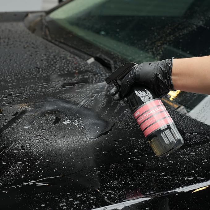 SPTA Quick Ceramic Paint Sealant, 16oz 500ml Coating Maximum Gloss & Shine ceramic wax, car coating spray Extremely Hydrophobic Spray Coating for Cars, RVs, Motorcycles, Boats, and ATVs