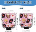 Cartoon Cute Brown Poker Monkey Car Wash Mit Scratch-Free Wash Mitt For Cars Car Washer Sponge