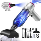 Portable Cordless Handheld Vacuum Cleaner with 15000PA, 120W Air Duster, Brushless Motor, Mini Vacuum for Car and Home