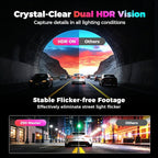 DDPAI Dual 4K Dashcam,Dashcams for Car with Free 128G eMMC + CPL,Dual STARVIS 2 IMX678 + IMX678 Sensors Front and Rear Car Camera,AI ISP Night Vision 2.0,4G,ADAS,WiFi,24H Parking Mode,Z90 Master Dual