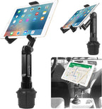 Cellet Cup Holder Tablet Mount, Car Cradle Holder Compatible for All iPad, Pro, Air, Mini Samsung Galaxy Tablet, Amazon Fire Microsoft Surface