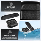 Autorder 2PCS Center Console Organizer for 2019-2025 Toyota RAV4 Accessories ABS Driver Drawer Storage Box Silicone Glove Box Organizer Center Console Insert Tray with Anti-Slip Surface