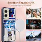 for Moto G Stylus 5G 2024 Case - Compatible with MagSafe Women Girls Boys Cute Magnetic Phone Cover Cool Blue Unique Heavy Duty Shockproof Design for Motorola Moto G Stylus 5G 2024 Cases