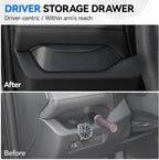 ELECFRESH 6PCS Center Console Organizer Tray for 2025 2024-2019 Toyota RAV4 Accessories, Armrest Storage Box, Driver Storage Drawer, Passenger Storage Mat Console Cup Holder Inserts for Toyota RAV4