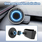 Phone Mount for 2025 2026 Model Y Juniper & 2024 2025 Model 3 Highland,Tesla Interior Accessories, Compatible with MagSafe Magnetic Holder with Fixed Vent/Dashboard Mount, 360° Rotatable
