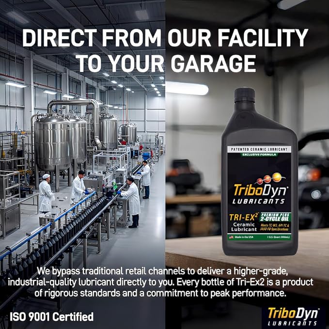 Marine Plus 2 Stroke Oil with Ceramic Coating, TC-W3, Low Smoke, Pre Mix and Direct Injection 2 Stroke Engines - 1 Gallon