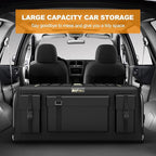 Ergocar Car Trunk Organizer Car Boot Storage Organiser Multi Pocket Car Boot Tidy Storage 3 Times Size Folded Portable Waterproof 1680D Oxford for Car/SUV/Truck/Auto