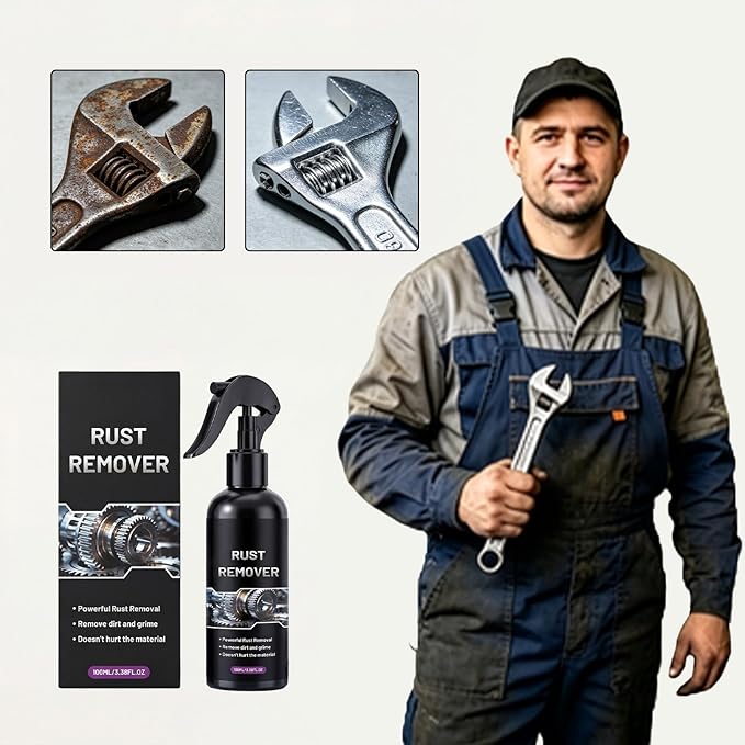 Iron Remover Spray Iron Out Fallout & Rust Remover for Car Detailing Safely Dissolves Iron Particles on Auto Paint, Wheels, Motorcycle, RV & Boat, Ideal Before Clay Bar, Wax & Car Wash