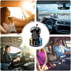 Robot Intelligent Aromatherapy Machine, Smart Cute Robot Car Air Freshener - Fine Spray/Fillable/Four-Gear Adjustment/Vibration Sensing/On-Off/Large Capacity Long-Lasting Fragrance/V1 (Black, Cologne)