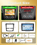 Android Car Radio for Nissan Altima 2008-2012 with Wireless CarPlay Android Auto, Orderich 4G+128G 9 Inch Touchscreen Car Stereo Mirror Link GPS Navigation WiFi Bluetooth FM RDS EQ SWC Backup Camera