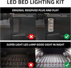 Dasbecan Truck Led Bed Light Car Trunk Lighting Kit Compatible with Toyota Tacoma 2020 2021 2022 2023 2024 Replaces# PT857-35200 84267-0C020