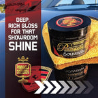 Pinnacle Natural Brilliance Souveran Wax | Hand-Poured Carnauba Wax for Deep, Rich Shine | Enhances Gloss & Clarity for Stunning Paint Finish | PIN-312-S | 3oz