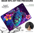Case for 6" Kindle (11th Generation-2024/2022 Release),360 Degree Rotating Swivel PU Leather Stand Flip Folio Cover with Auto Wake/Sleep for Kindle 11th Generation 2024,Glitter Sea Turtle