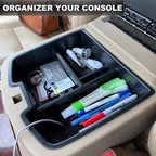 EDBETOS 07-14 Full Size Trucks Center Front Floor Console Compatible with Chevrolet Avalanche Tahoe Silverado Suburban 1500 2500 Sierra Pickup Truck Yukon & XL/Denali 19166288