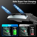 65W USB Hub for Tesla Model 3 (New Model Y Juniper 2024 2025 2026 -Fast Charger Tesla Accessories for Model 3 Highland(New Model Y Juniper) USB Charger Hub 4-Ports Retractable Phone Charger USB Hub -S