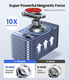 VICSEED Tesla Phone Mount【Strongest Magnet Power】Foldable Hidden Tesla Phone Holder Fit for All Phone, Tesla Model 3 Model Y for MagSafe Car Mount, Tesla Model 3 Accessories, Tesla Model Y Accessories