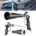 2in1 Car Cleaning Gun with 2 Nozzles, Multifunctional Dry Cleaning Gun, High Pressure Blower Gun, Car Detailing Tools for Quickly Blowing Out Dirt and DustWorking with Air