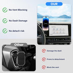 Car Phone Holder Fit for Toyota Camry LE/SE 2025-2026 Accessories -Cell Phone Mount for Camry 8 inch Touchscreen Hands-Free 360° Rotation(NOT FIT 12.3 inch) Does Not Affect Air Vent