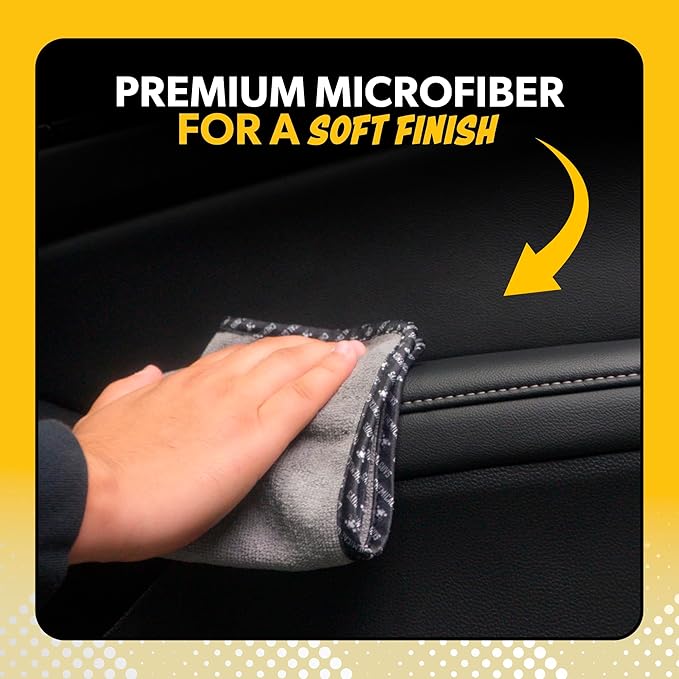 Chemical Guys Microfiber Towels for Cars Microfiber Cleaning Cloth Gray Drying Towels Car Detailing for Wash Interior and Glass, 14 x 12 Inch - 6 Pack