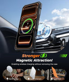 FNTCASE for iPhone 17 Pro-Max Case: [360 Spin Magnetic Ring Kickstand] [Compatible for MagSafe] [Screen Protector] Heavy Duty Military Grade Protection Protective Phone Case with Stand Black