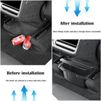 Rear Center Console Floor Storage Box for Tesla Model Y Juniper 2025 2026 Rear Center Console Organizer - 2nd Row Seat Organizer Bin for Model Y Juniper Accessorie