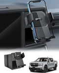 SKYLOTEC Phone Mount Cubby Insert for Ford Maverick 2022 2023 2024 Accessories, Cell Phone Holder Storage Box Kit, Automobile Cradles Phone Base Not Block Air Vent