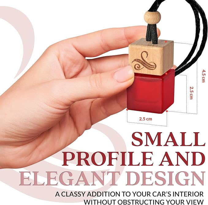 Inspired by YSB Opi.um Car Air Freshener for Women | Long Lasting Luxury Diffuser | Car Scent Perfume | Vent Clip Auto Air Freshener | Odour Eliminator Technology | Diffuser Scents 8ml