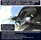 Mangoal Front 4K & Rear 1080P Dash Cam fit for Ford F150 2018-2026 F250/F350/F450 Super Duty 2020-2026 XLT Lariat King Ranch Raptor Limited Platinum (Model A), Free App & WiFi, GPS, 128GB Card