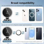 Lecork for Magsafe Car Mount, 15W Magnetic Wireless Charger for iPhone, Magsafe Air Vent Car Holder Charger for iPhone 17 Pro Max/16/15/14 13 12, Samsung S25/S25+/Ultra, RGB LED Design