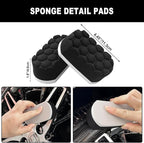 9PCS Car Wheel Tire Brush Kit, Tire Brush, Wheel Cleaner Brush, Soft-bristled Rim Cleaner Brush, Car Towel,Microfiber Bendable Brush Tire Shine Applicator Pad, Car Detailing Brushes Supplies Kit
