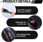 2PCS Car Seat Gap Filler Organizer, Multifunctional Seat Gap Storage Box for Phone Key, Stop Things from Dropping Between Seat and Console, Universal Interior Car Accessories (Beige)