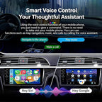 Mini Wireless Carplay Adapter Update for iPhone and Android Auto - Carplay Wireless Adapter Car Play, Wired to Wireless, Compatible with iPhone iOS 10+, Silver