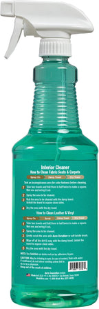 Aero Cosmetics Interior Cleaner, Carpet Cleaner, Seat Cleaner, Fabric Cleaner, 32 Fl oz. Aircraft Quality for Car, RV, & Aircraft, Meets Boeing and Airbus Specs