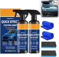 Advanced Car Quick-acting Coating Agent Spray, Persistent Type Quick Effect Coating Agent, Multifunctional Car Scratch Remover, Universal Vehicle Use 2Pack