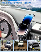 PZK Car Phone Mount for Toyota RAV4 2013-2015 2016 2017 2018 Accessories Custom Air Vent Phone Holder Auto Lock Phone Holder Hands Free 360° Rotation Cell Phone Automobile Cradles