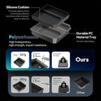 XINTUO Center Console Organizer Tray for Tesla Model Y Juniper 2025-2026 & Model 3 Highland 2024-2026 [Premium PC + Silent Silicone Liner] Cup Holder for Tesla Model Y Juniper Accessories