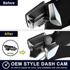 Mangoal 4K Dash Cam Fit for Ford Mustang Gen7 2024-2026, EcoBoost Premium GT Premiun Mach 1(Model C), UHD 2160P Video, WiFi & App, 64GB Card