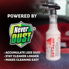 MAXL® Interior Car Cleaner Detailer Spray with NeverDust® Technology Formula (20oz, 2 Pack) - Repels Dust, Wipes Oil, Residue with Matte Finish for Leather, Dash, Trim & Screens - Safe on All Surfaces