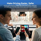 Type-C 2-in-1 Wireless CarPlay & Android Auto Adapter, Metal USB-C Mini Plug & Play Car Play Dongle, Converts Factory Wired Connection to Wireless for Car 2016+, OTA, No Lag for iPhone & Android Phone
