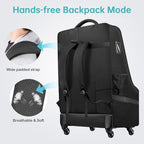 YOREPEK Padded Car Seat Travel Bag for Airplane with Wheels,Heavy Duty Carseat Bags for Air Travel,Rolling Airport Gate Check Bag,Travel Car Seat Backpack with Extra Storage for Baby Travel Essentails