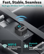OTTOCAST Mini Pico 2026 Wireless CarPlay Adapter for iPhone & Android – Plug and Play Android Auto Adapter, Fast Connection, Small & Space-Saving