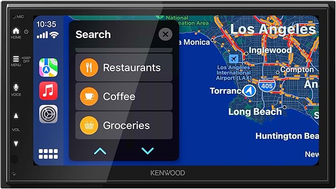 KENWOOD DMX500S 6.8" Capacitive Touchscreen Digital Multimedia Receiver – Wireless Apple CarPlay, Android Auto, Bluetooth