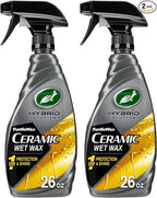 53410 Hybrid Solutions Ceramic Wet Wax, 1-Step Shine and Protection, Extreme Water Beading, Keeps Vehicle Cleaner for Longer, No Streaks, 26 oz. (Pack of 2)