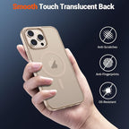 SUPFINE Magnetic for iPhone 13 Pro Max Case(Compatible with MagSafe)(Military Grade Drop Protection) Slim Translucent Matte Shockproof with Anti-Fingerprint Phone Case,Desert Gold